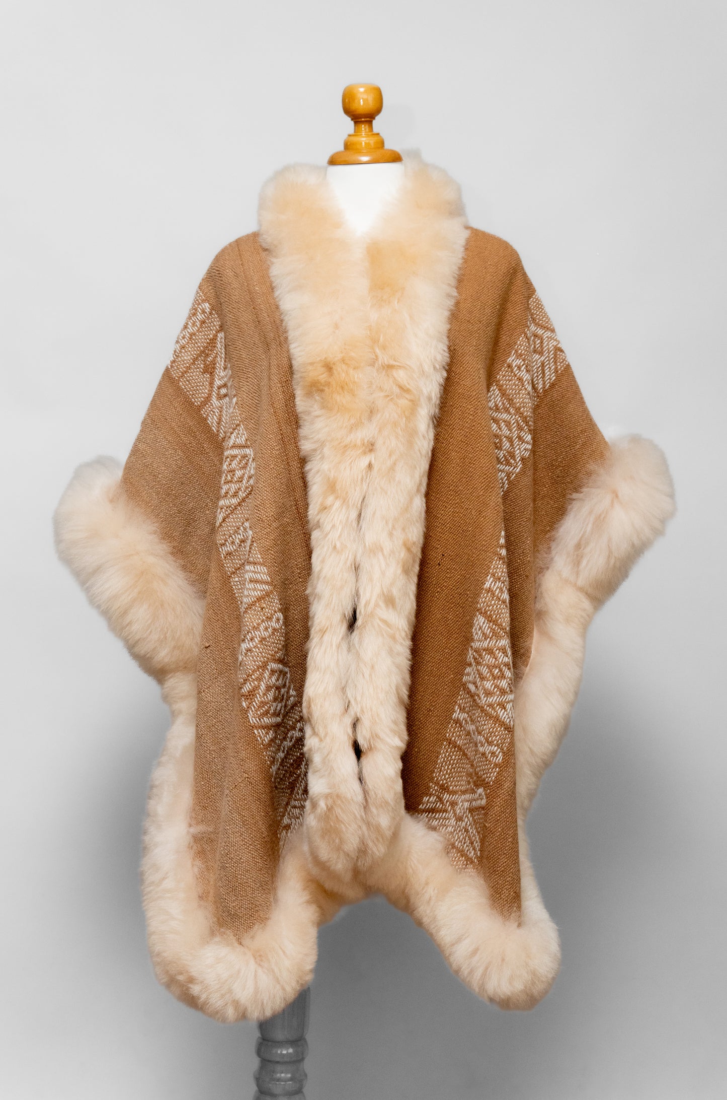 Tan Adult Alpaca Cape | Water Dancer | Cape 782A