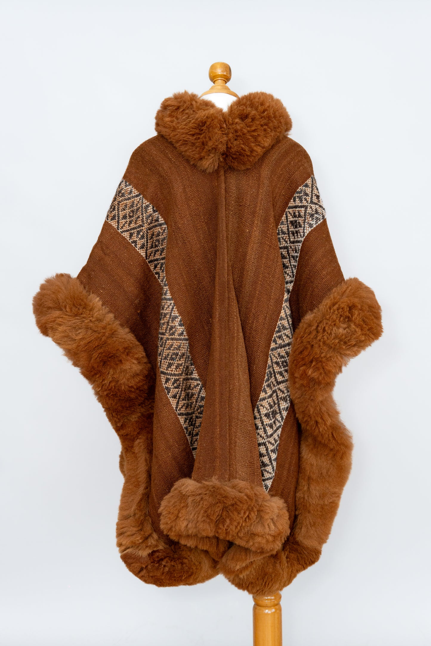 Brown Adult Alpaca Cape | Water Guardian | Cape 798A