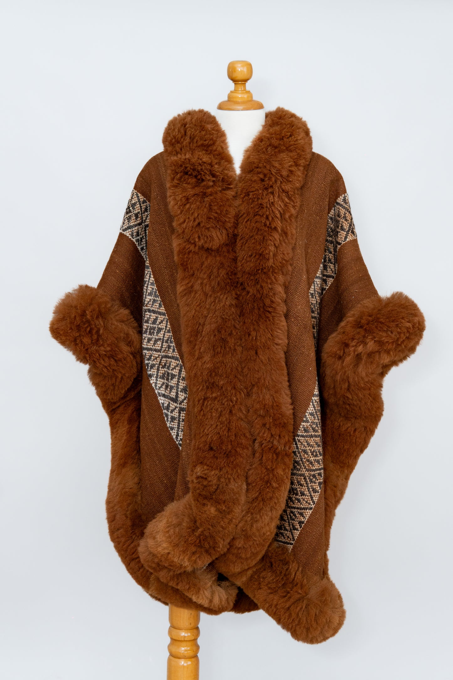 Brown Adult Alpaca Cape | Water Guardian | Cape 798A