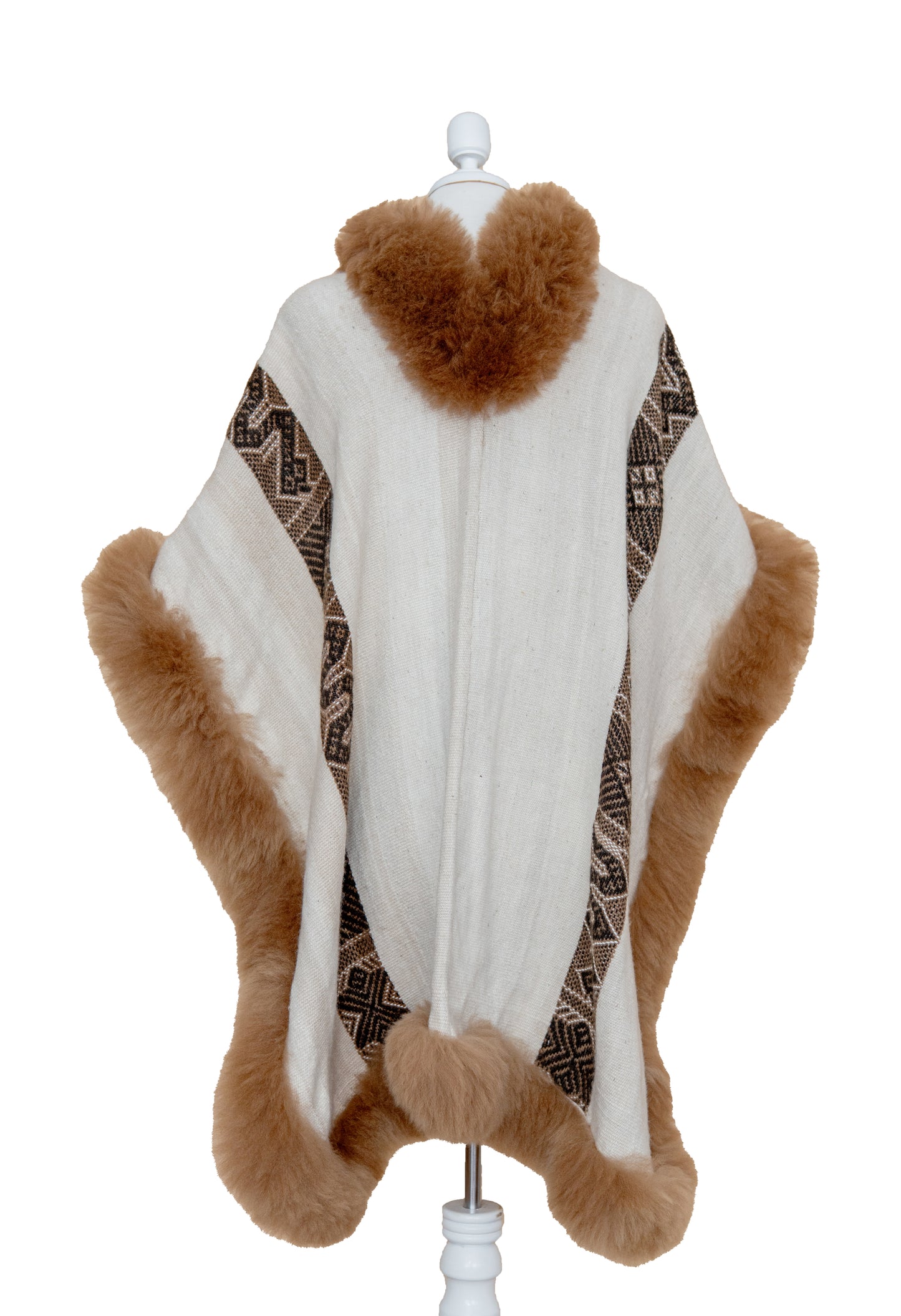 Cream Adult Alpaca Cape | Sacred Balance | Cape 839A