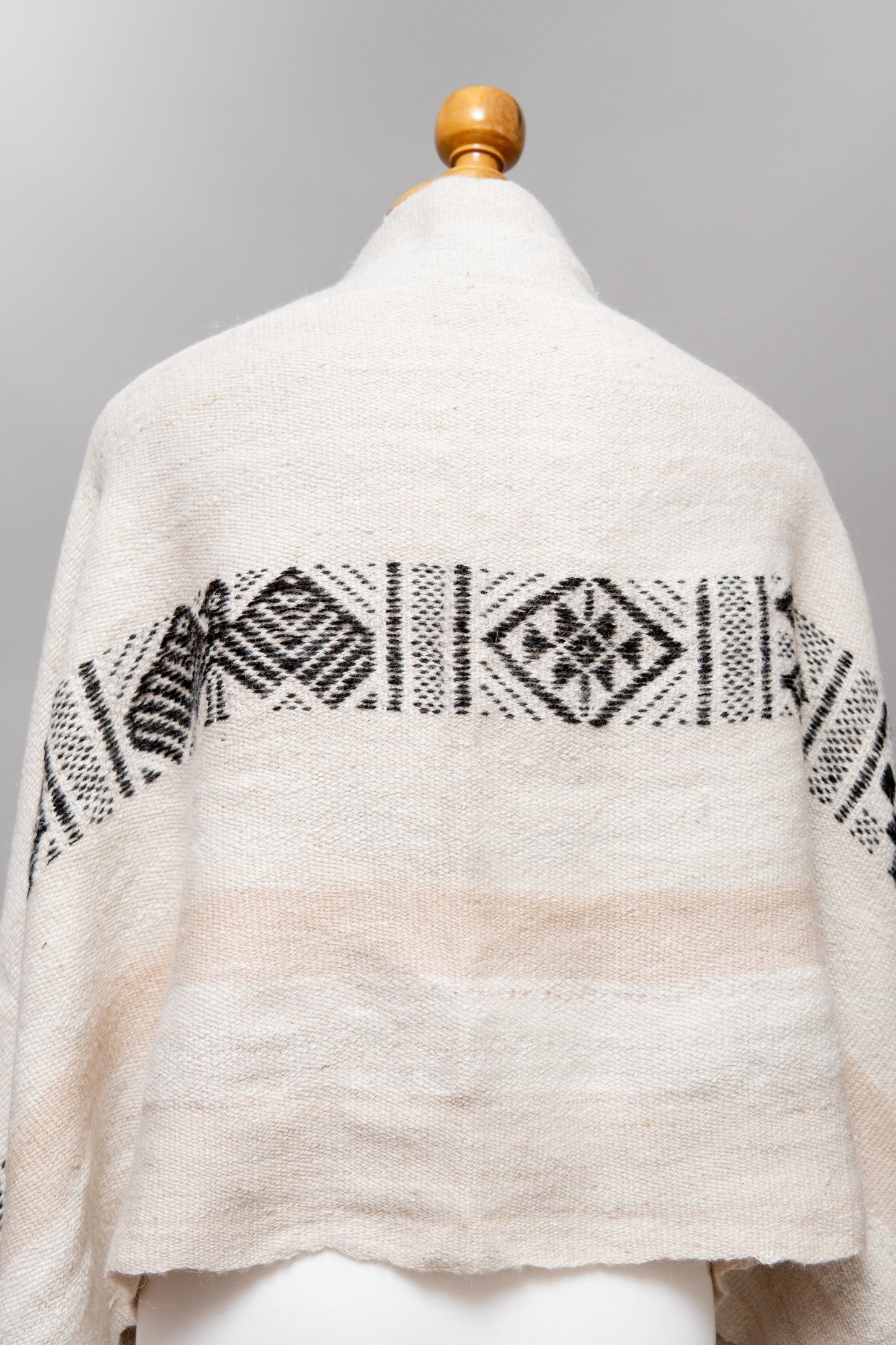 Cream Alpaca Fringe Wrap | Heaven's Blessing | Wrap 023