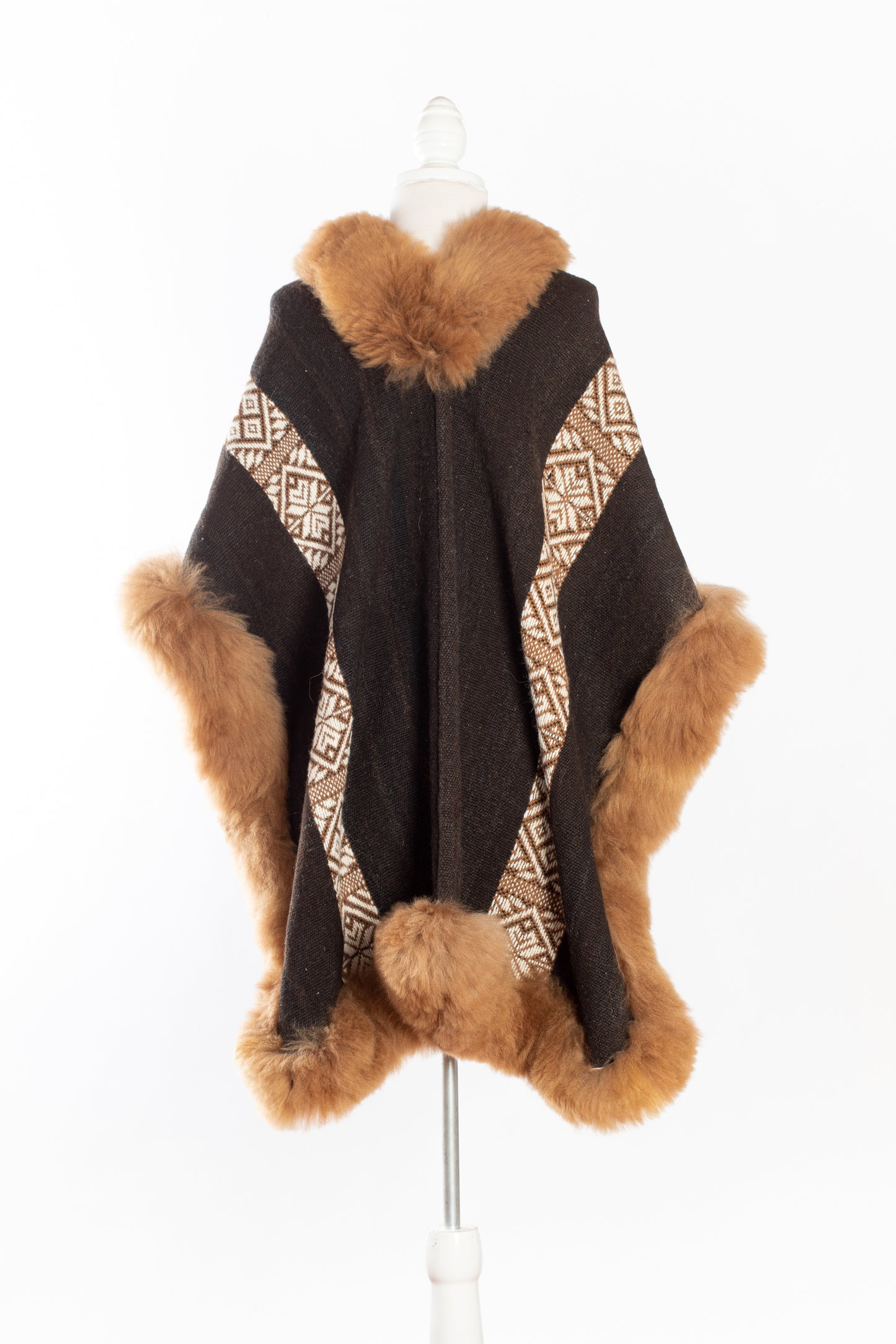 Black Alpaca Cape | Flowing Harmony | Cape 642