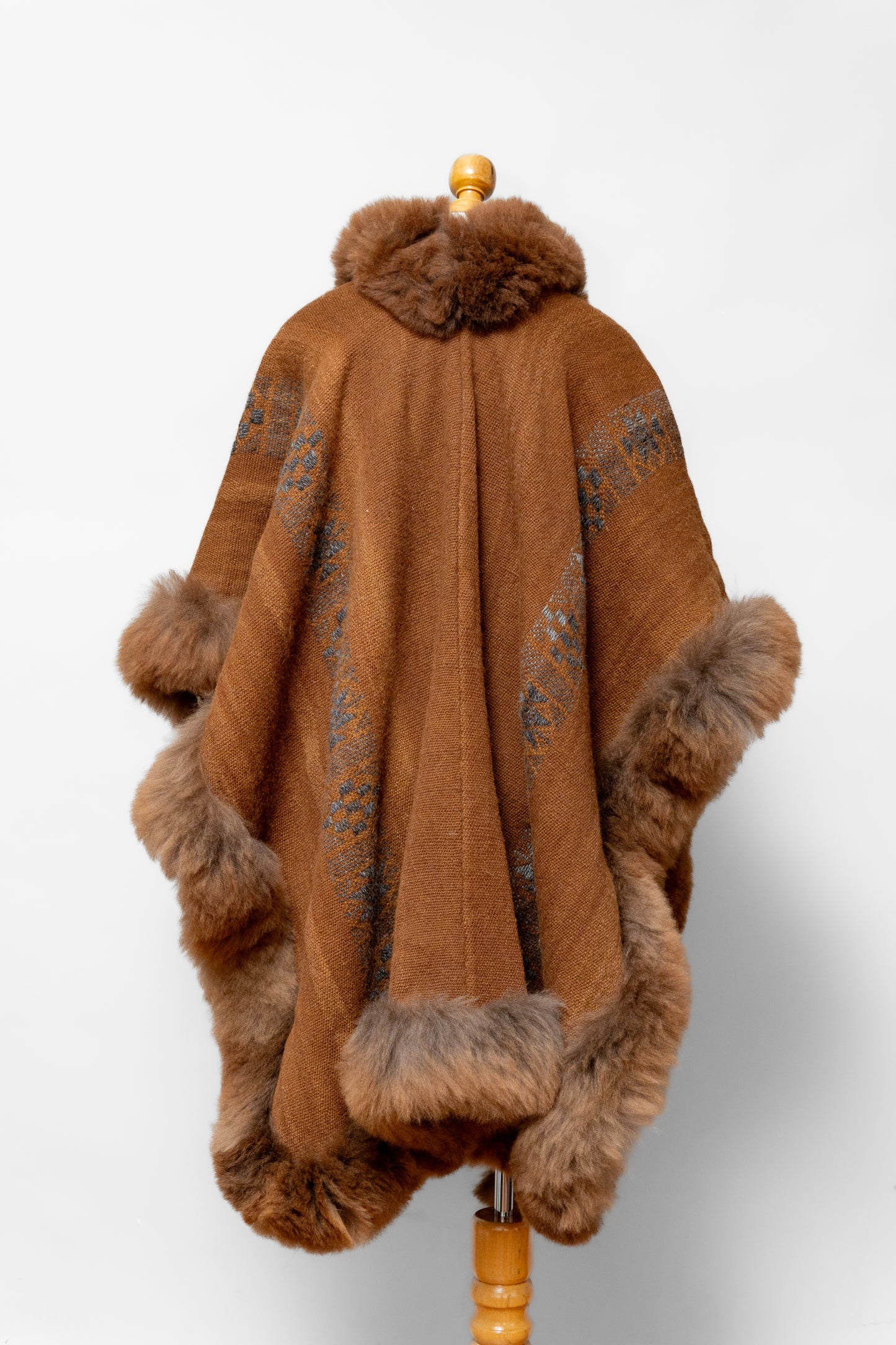 Brown Alpaca Cape | Sacred Balance | Cape 777