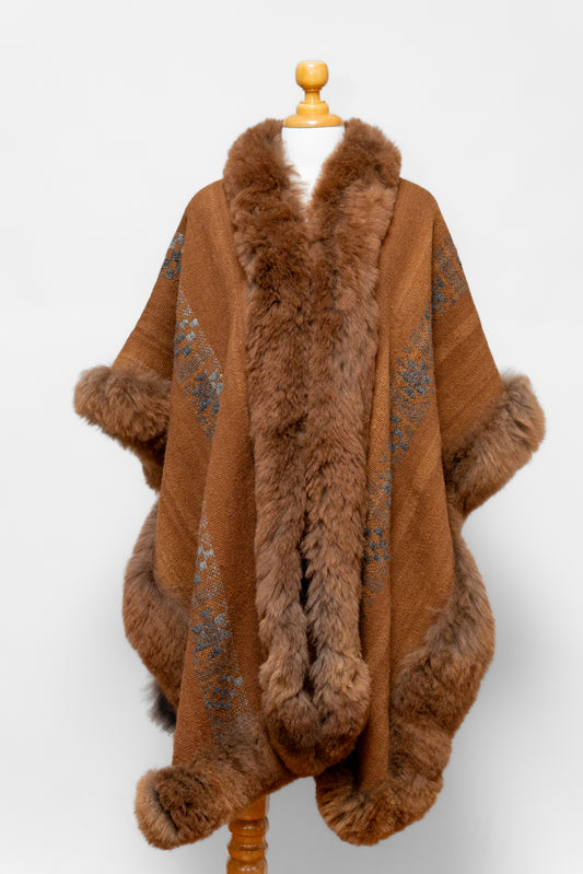 Brown Alpaca Cape | Sacred Balance | Cape 777