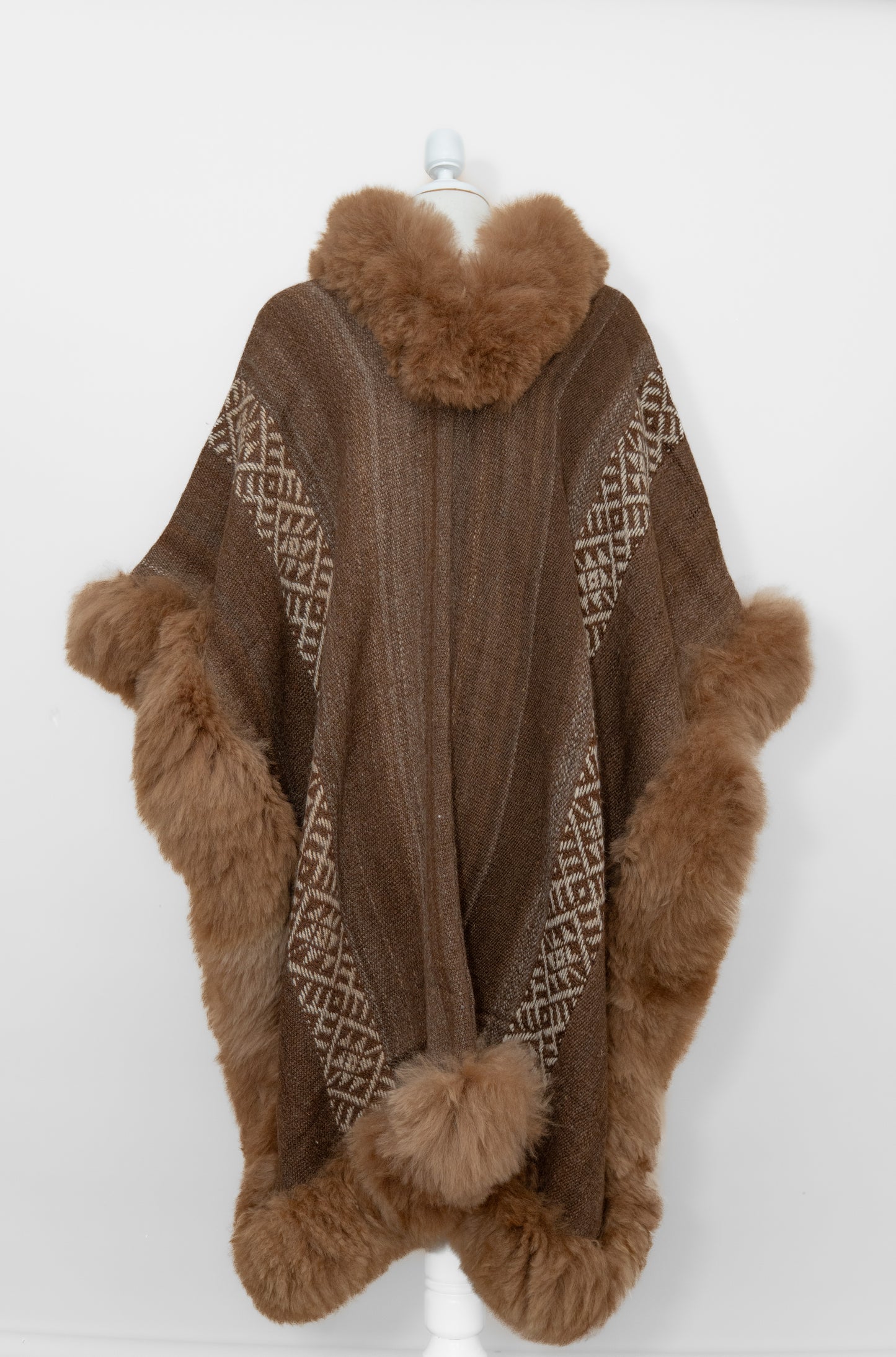Brown Alpaca Cape | Water Guardian | Cape 835